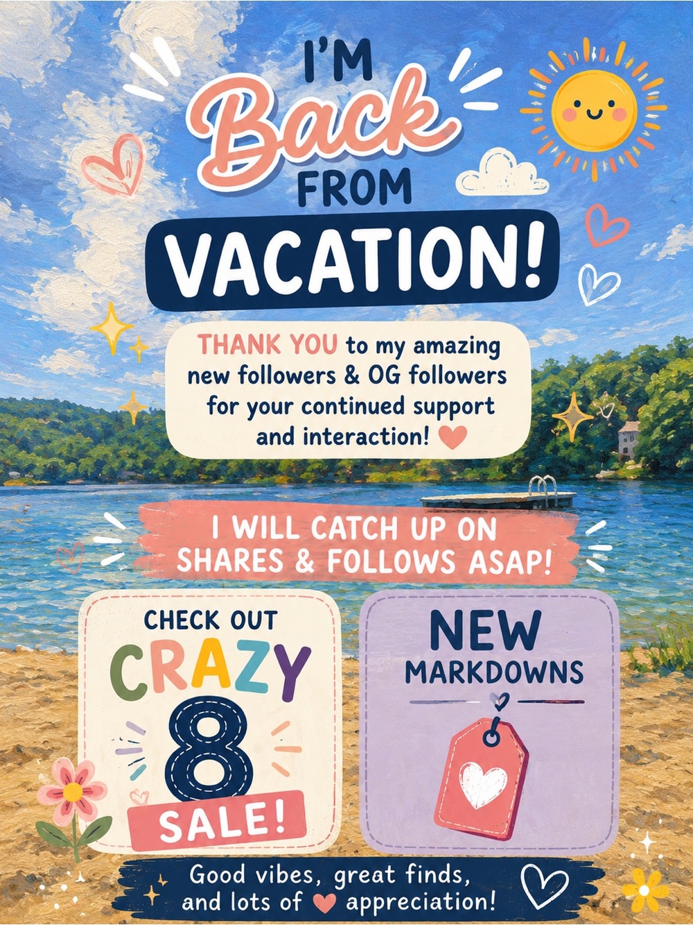Back from some R&R☀️🕶️